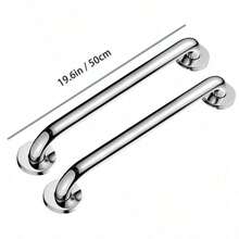 Stainless Steel Grab Bar Bathroom Handicap Shower Tub Handle Support Bathroom Accessories Bathroom Tools - silver - View 16