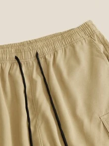 3pcs Men's Casual Cargo Shorts, Outdoor Sports Side Pocket DesignBermuda Shorts, Summer - Multicolor - View 8