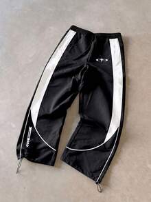 Gym Rark Celana Olahraga Pria Motif Patchwork Blok Warna, untuk Gym - MultiWarna - View 1