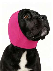 New Dog Calming Hood, Anti‑Scare, Thunder‑Proof & Waterproof, Hook‑And‑Loop Design, Summer Swimming Waterproof Ear Cover - Multicolor - View 2