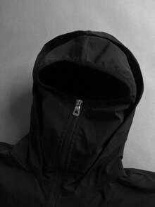 Manfinity Hypemode Chaqueta con capucha 2 en 1 para hombre - Negro - Ver 3
