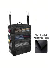 Foldable Hanging Luggage Organizer, Portable Multi-Compartment Suitcase Storage Bag, Travel Packing Pouch For Luggage Sortin - Multicolor - View 7