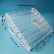 5/7 Layers Acrylic Nail Polish Display Rack, Multi-Layer Organizer Shelf, Makeup Cosmetic Glasses Jewelry Storage Box, Suitable For Home Living Room Office Decor, Bedside Table Organization, Birthday Gift - Clear - View 9