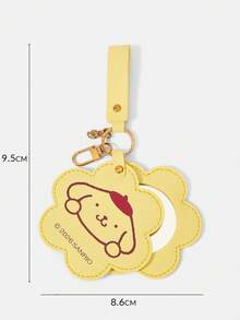 HELLO KITTY AND FRIENDS | SHEIN Cartoon Mini Pocket Mirror Keychain Bag Pendant, Portable Makeup Mirror With Lanyard And Buckle - Multicolor - View 14