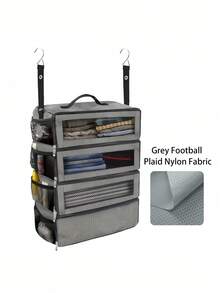 Foldable Hanging Luggage Organizer, Portable Multi-Compartment Suitcase Storage Bag, Travel Packing Pouch For Luggage Sortin - Multicolor - View 8