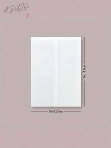 30 50 100Pcs Semi Transparent Pre Folded Vellum Envelopes 5X7 Inch For Wedding Birthday Valentine Day Home Decor School Stationery Gift - A - View 2
