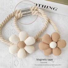 1pc Curtain Buckle Strap Simple Modern Small Fresh Flower Creative Binding Rope Strap Door Curtain Storage Buckle Decoration - multicolor - View 7