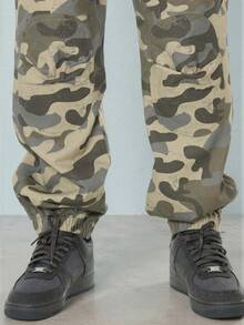 FORM&CHAOS Men's Drawstring Waist Camouflage Casual Daily Travel Long Pants - Multicolor - View 6