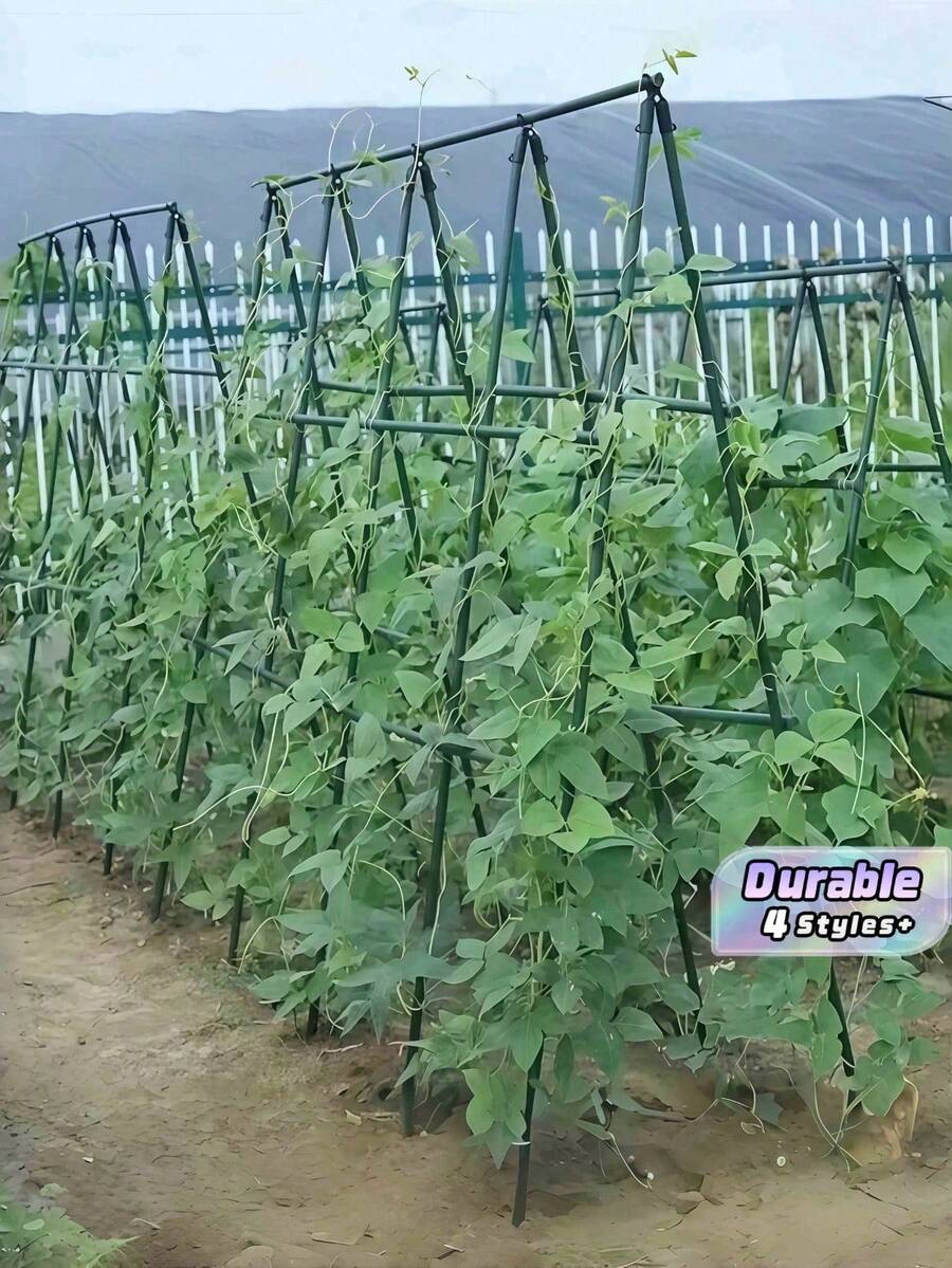Durable Garden Support Pile Set, Multifunctional Garden Support Pole Set, Gardening Courtyard Garden Support Climbing Pole, Plant Climbing Bracket, Suitable For Various Fruits And Vegetables, Plant Support, Can Be Freely Combined And Assembled - Multicolor - View 1