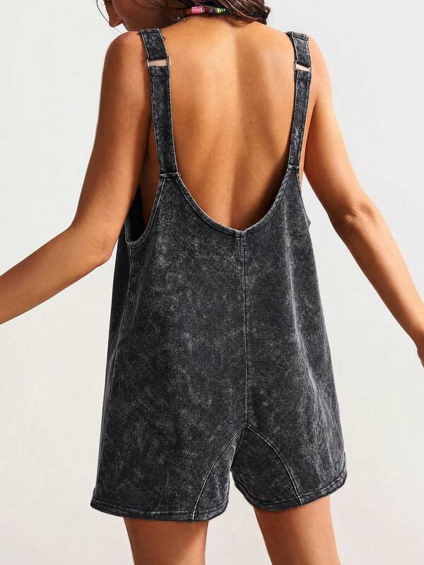 Bohemela Women's V-Neck Casual Daily Wear Romper