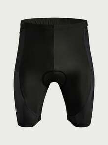 Gym Rark Men Contrast Color Pockets Casual Fitness & Cycling Shorts Biker Shorts Black, Gym - Black - View 6