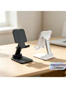 Foldable Desk Phone Holder Stand, Compatible With All Smartphones, Ideal Office Accessory, Suitable For Android Phones, Birthday Gift For Family And Friends, Phone Accessory - Multicolor - View 1