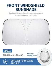 Stay Cool And Protected With 1pc Car Sunshade For Summer - multicolor - View 8