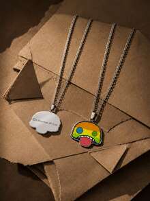 Fuggler | Fanslatte Character Pendant Unisex Necklace Edgy - color - View 4