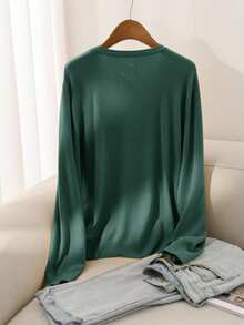 CosyJoli Cárdigans de talla grande - Verde - Ver 2