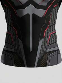 GymBeat Kaos Olahraga Kasual Serbaguna Pria dengan Desain Blok Warna untuk Perjalanan Sehari-hari, Gym - MultiWarna - View 5