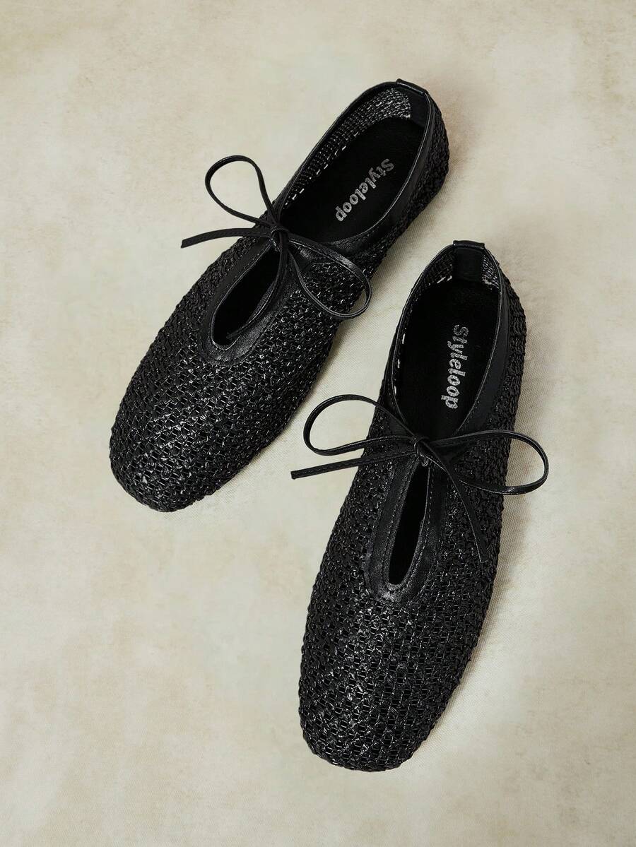 Styleloop Señoras, Uñas de Sauce, Hebillas, Zapatos Planos. - Marrón Chocolate - Ver 1