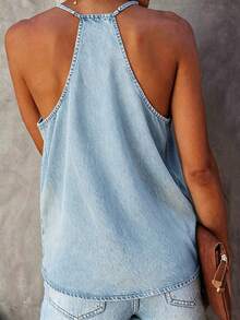 SHEIN LUNE Women's Summer Vintage Faux Print Camisole Top - Multicolor - View 2