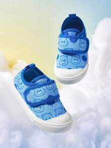SHEIN X Care Bears A Pair Of Cartoon-Patterned Cute Baby Non-Slip And Wear-Resistant Sneakers, Daily Casual Shoes Suitable For Babies To Wear Indoors And Outdoors - Blue - View 2