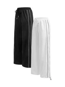 SHEIN Velisys 2PCS Women Sports Pants - Multicolor - View 13