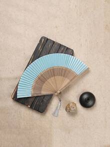 Zazumi 1/2支装可折叠手持扇，带流苏，适合户外旅行、舞蹈表演、旗袍穿着、拍照道具等。 - 扇子 - 查看 17