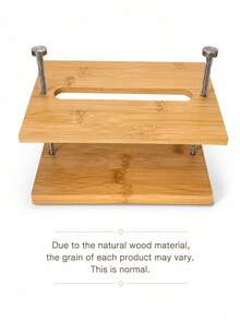 Cirelle Mid-Century Suspended Wooden Tissue Box, Japanese-Style Solid Wood Napkin Holder, Creative Desktop Tissue Dispenser, 3 Colors Available Cherry Wood/Bamboo Natural/Bamboo Walnut, Smooth Polished Napkin Organizer For Restaurant, Office, Home, Kitchen - Multicolor - View 15
