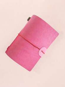 Haus Hana A7 Mini Loose Leaf Binder Notebook With Blank & Lined Pages, Portable Elastic Strap Journal, Pocket Diary Planner For Writing, Drawing, Sketching, To Do List, Scrapbook, Office Desk, Home Workspace, Handbag, Backpack, Meeting Notes, Gift & Daily Use - multicolor - View 15