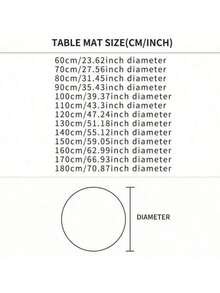 1PC High Quality Luxury Round Clear Tablecloth 100 Percent PVC Scratch Heat Resistant For Home Hotel Restaurant Coffee Table Round Clear Table Mat For Adults - White - View 3