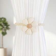 1pc Curtain Buckle Strap Simple Modern Small Fresh Flower Creative Binding Rope Strap Door Curtain Storage Buckle Decoration - multicolor - View 2
