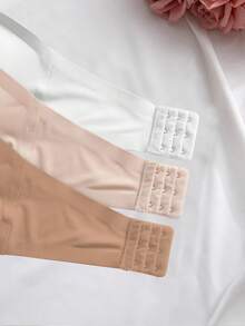 SHEIN 優雅舒適女款無縫抹胸內衣 3件組 - 彩色 - 查看 4