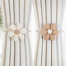 1pc Curtain Buckle Strap Simple Modern Small Fresh Flower Creative Binding Rope Strap Door Curtain Storage Buckle Decoration - multicolor - View 4