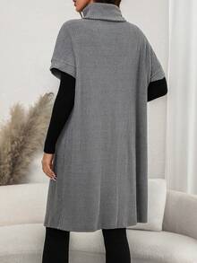 Holdful Holdful Women's Summer/ New Casual All-Match Versatile Knit Dress Work Grey - Grey - View 2