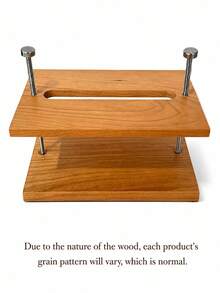 Cirelle Mid-Century Suspended Wooden Tissue Box, Japanese-Style Solid Wood Napkin Holder, Creative Desktop Tissue Dispenser, 3 Colors Available Cherry Wood/Bamboo Natural/Bamboo Walnut, Smooth Polished Napkin Organizer For Restaurant, Office, Home, Kitchen - Multicolor - View 13