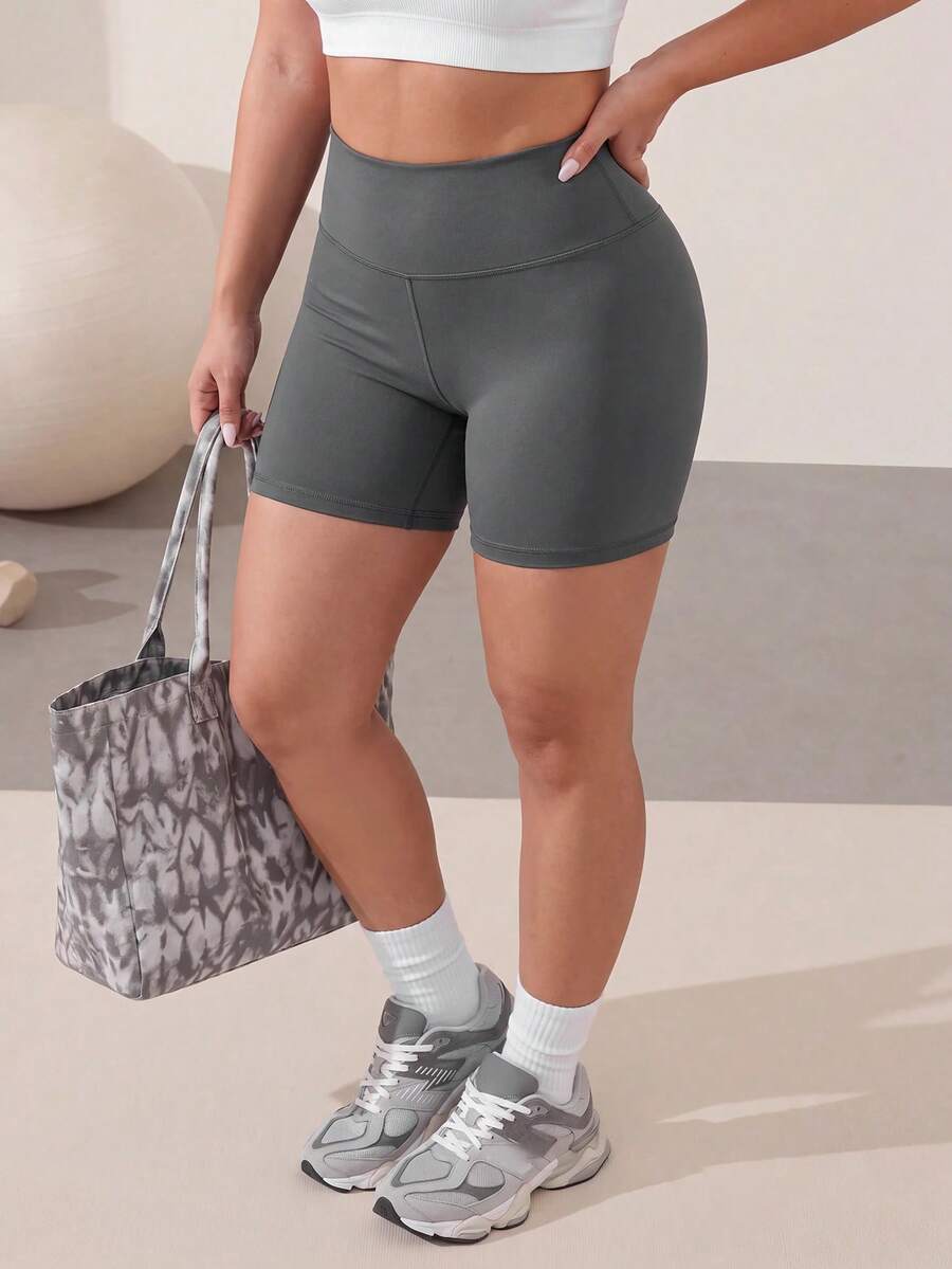 Rhythm Era 2PCS Women Plus Size Sports Shorts - Multicolor - View 1