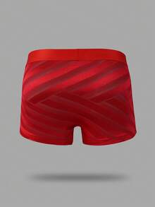 DrisQ DrisQ 1pc Men's Sexy Mid-Waist Underwear In Vibrant Red, Popular With Men - Red - View 2