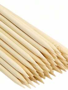 Top Quality Bamboo Scratch Art Stylus Pen Set DIY Drawing Painting Craft Tool Smooth Ergonomic For Creative Durable - Beige - View 6