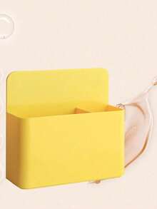 1pc Magnetic Pen Holder Organizer Box, Blackboard Wall Mount Back To School - Multicolor - View 14