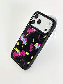 ShellaStory BATMAN X SHEIN A Stylish, High-End Printed Pattern Protective Phone Case Design, Perfect Compatible With Iphone – A Cute, Fashionable, And Sophisticated Phone Case. - Multicolor - View 13