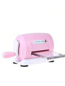 1 Set Embossing Machine, Equipped With Floral Templates To Create Various Patterns On Cardboard. Manual Die Cutting & Embossing Machine In Blue, Purple And Pink, Comes With Embossing Plate, Cutting Templates And 2 Cutting Pads. - cyan - View 16