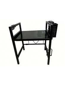 1pc Adjustable Heavy Duty Carbon Steel Kitchen Storage Rack, Expandable Microwave Stand, Multi-Functional Countertop Organizer, Space-Saving Cabinet And Sink Top Shelf, Suitable For Cookware, Small Appliances And Home Storage - Multicolor - View 12