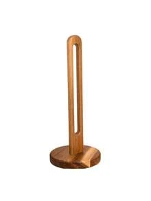1pc Wooden Desktop Paper Towel Holder Dispenser Storage Rack For Kitchen Dining Table Multi Purpose Organizer For Cling Wrap Plastic Bags Rustic Farmhouse Home Decor Stocking Stuffers Christmas Gift Idea Must Haves - Multicolor - View 16
