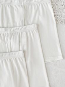 SHEIN 3件組青少年女孩內搭背心 - 白色 - 查看 3