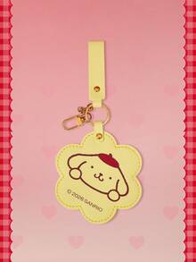 HELLO KITTY AND FRIENDS | SHEIN Cartoon Mini Pocket Mirror Keychain Bag Pendant, Portable Makeup Mirror With Lanyard And Buckle - Multicolor - View 3