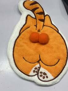 Joivida Corgi Butt Cat Hanging Kitchen Towel Set - Absorbent Reusable Small Washcloth, Cute Cartoon Animal Dish Towel, Home Decor, Funny Gifts For Pet Lovers, Fast Drying Hand Towel For Bathroom & Kitchen, Soft Washable Facecloth - Multicolor - View 5