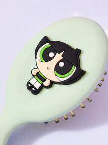 THE POWERPUFF GIRLS X Joivida Inflatable Cushion Comb, Fun And Cute Cartoon Design, Lightweight Travel Comb Suitable For Home And Trips, Perfect Gift For Friends And Holidays - The Powerpuff Girls - View 6