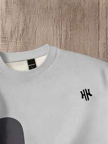 Manfinity Joysei Men's Summer Casual Colorblock Patchwork T-Shirt - Grey - View 3