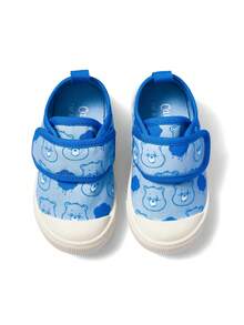 SHEIN X Care Bears A Pair Of Cartoon-Patterned Cute Baby Non-Slip And Wear-Resistant Sneakers, Daily Casual Shoes Suitable For Babies To Wear Indoors And Outdoors - Blue - View 8