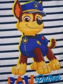 Maija Kids SHEIN | PAW Patrol Maija Kids 2件裝小男孩卡通兒童印花圓領長袖休閒百搭T恤 - 彩色 - 查看 5