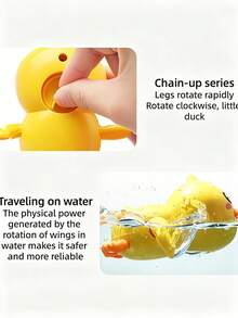 MINKOJA 1Pc Little Duck Water Toys, Bathing Toys - متعدد الألوان - مشاهدة 5