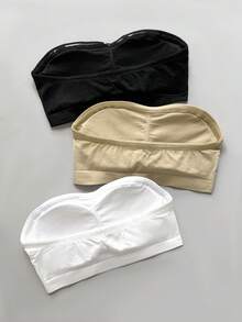 SHEIN 3件組青少年女孩內衣與抹胸背心 - 彩色 - 查看 2